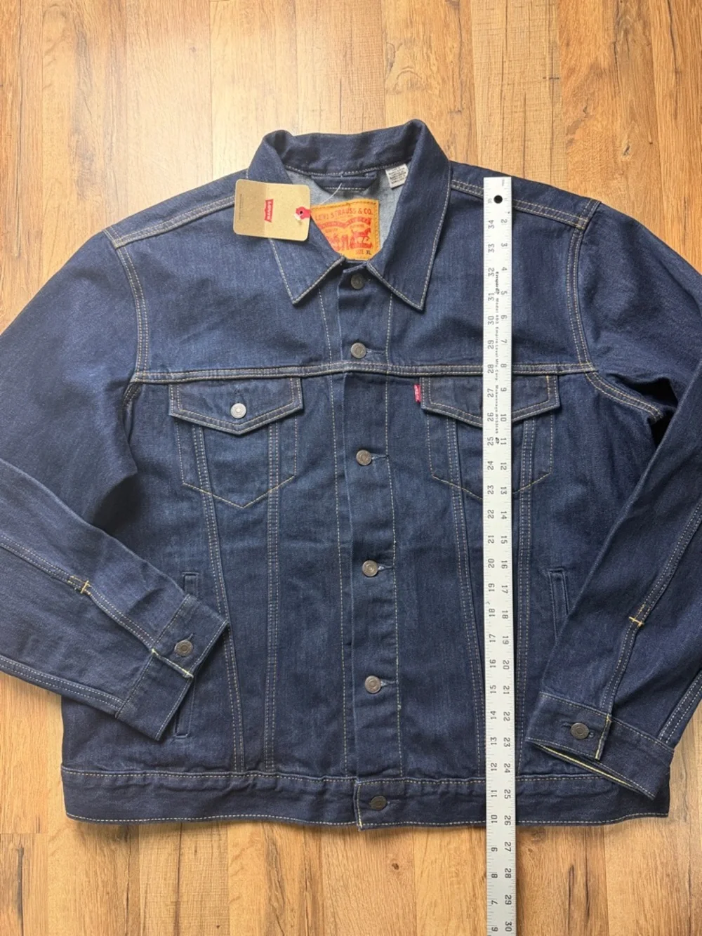 ❗️NWT❗️Men's Levi's Denim Jacket - Classic Trucker Style Size XL - Picture 4 of 11
